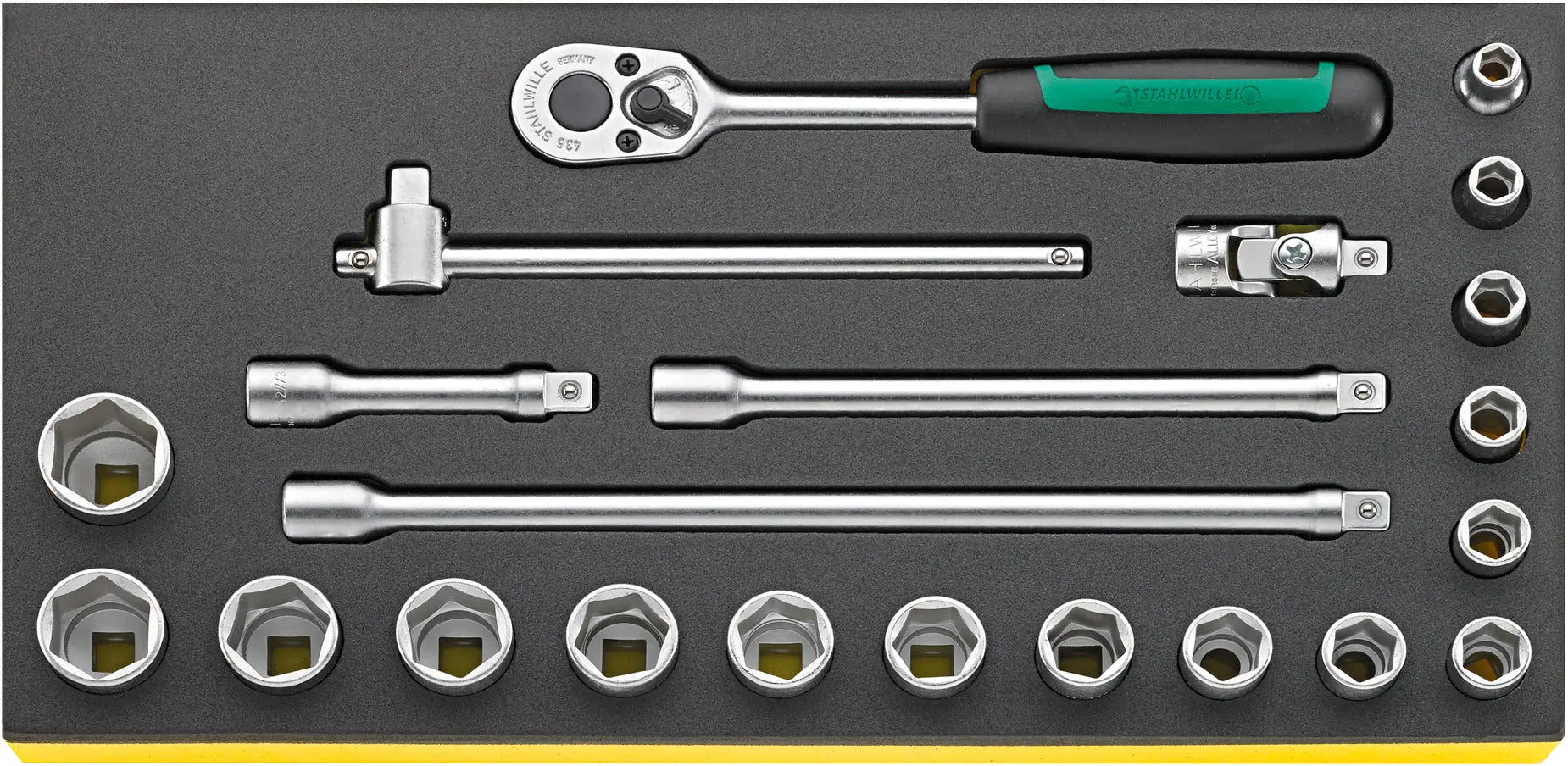 Stahlwille Set of 22 3/8 in Tools with TCS Insert - ST 96838752 Stahlwille