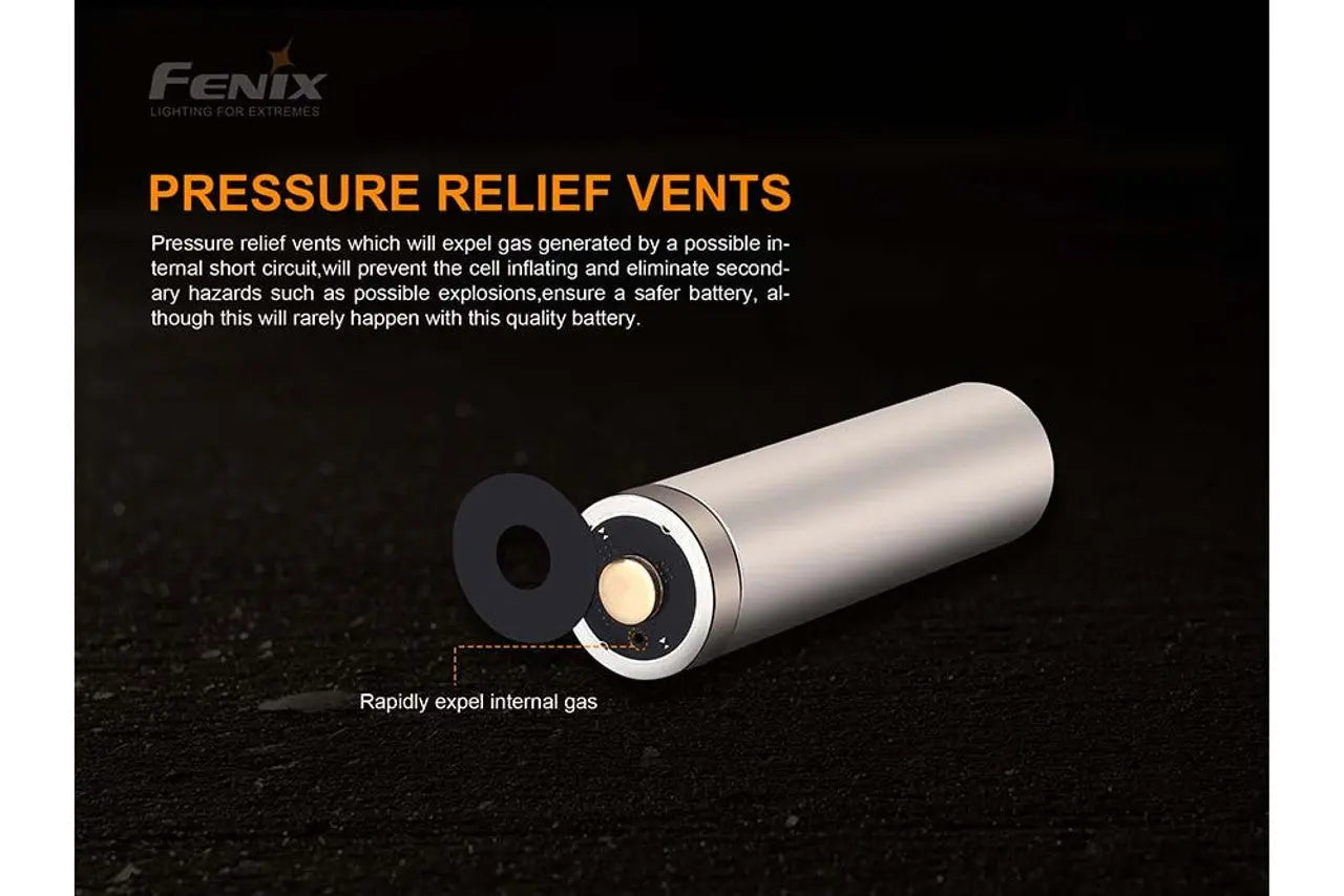Fenix 18650 Rechargeable Battery, 3000mAh - F FX-ARBL183000P Fenix