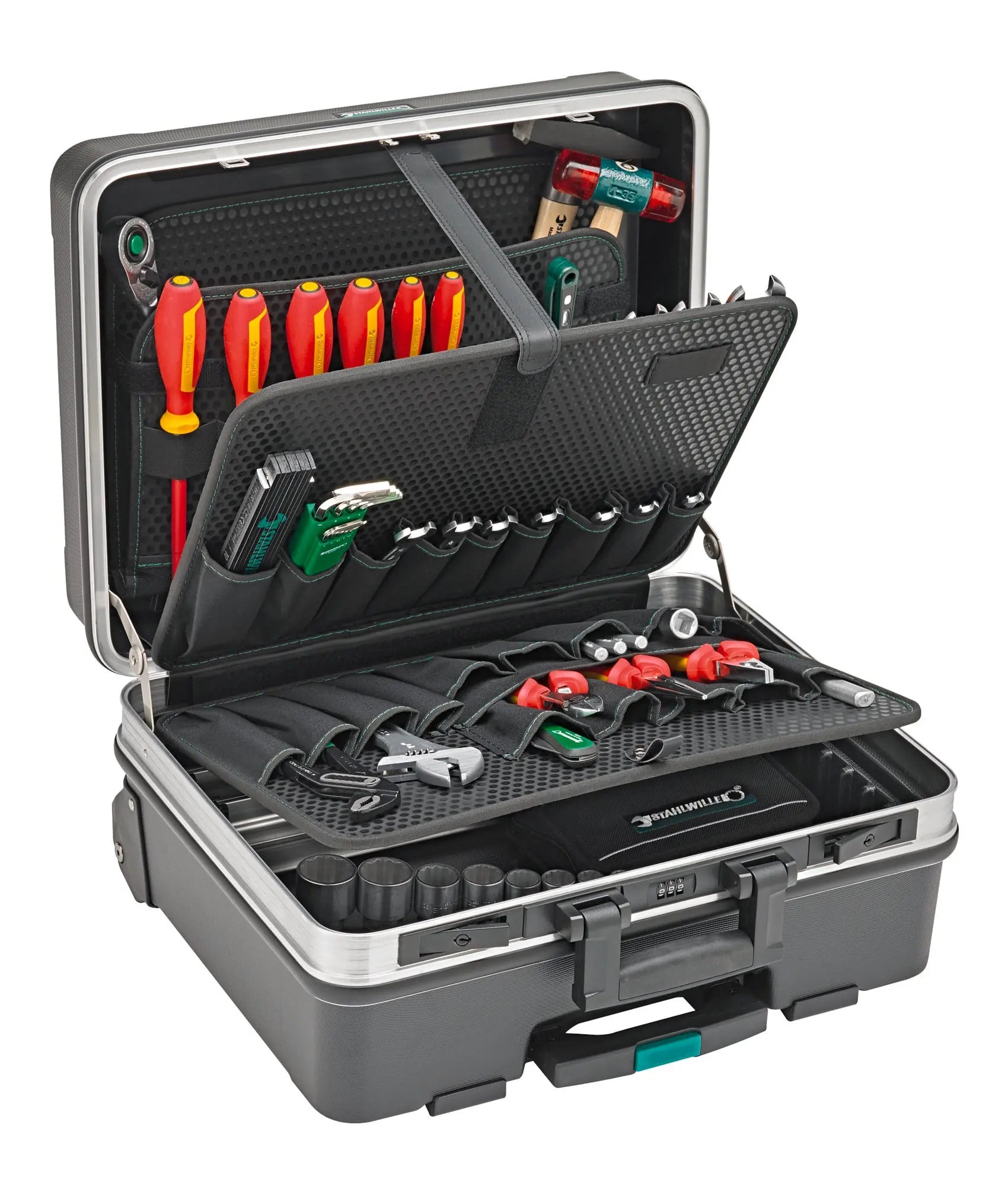 Stahlwille Set of 87 Assortment Tools with Case, 460mm Height - ST 98830185 Stahlwille