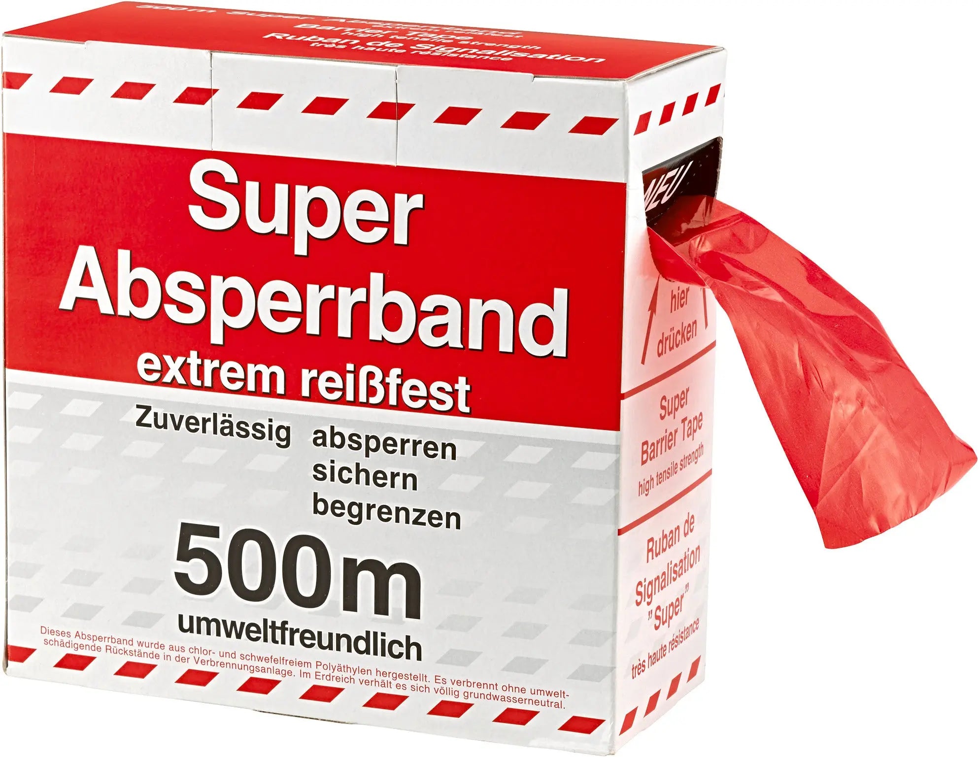 Stahlwille VDE Barrier Tape, 500 m - ST 77030702 Stahlwille