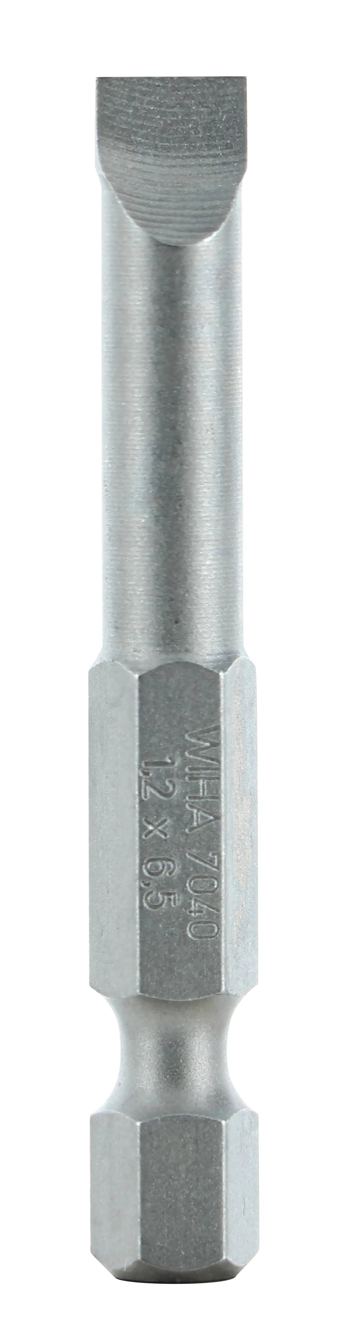 Wiha 74018, Slotted Power Bit 6.5 x 50mm Wiha