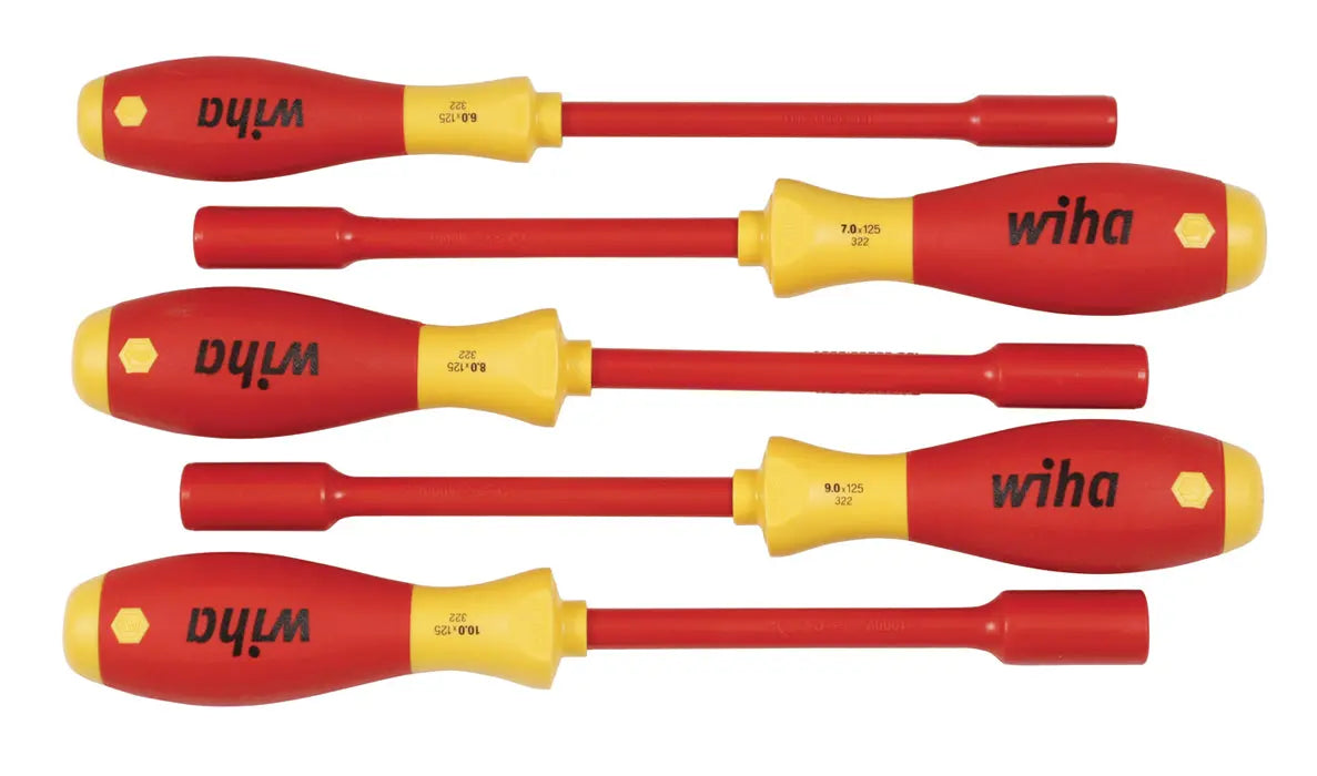 Wiha 32291, Insulated Metric Nut Driver 5 Pc. Set Wiha