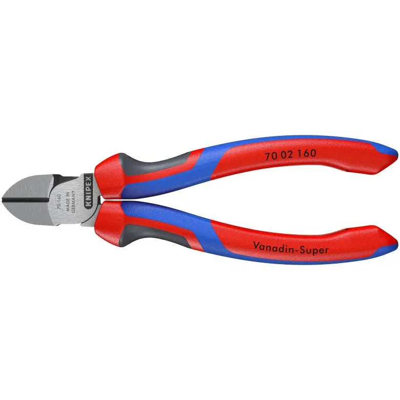 Knipex Polished Diagonal Cutter, 6-1/4 in - KN 70 02 160 Knipex