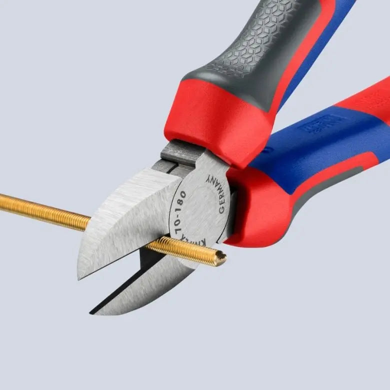Knipex Diagonal Cutter, 7-1/4 in - KN 70 02 180 Knipex