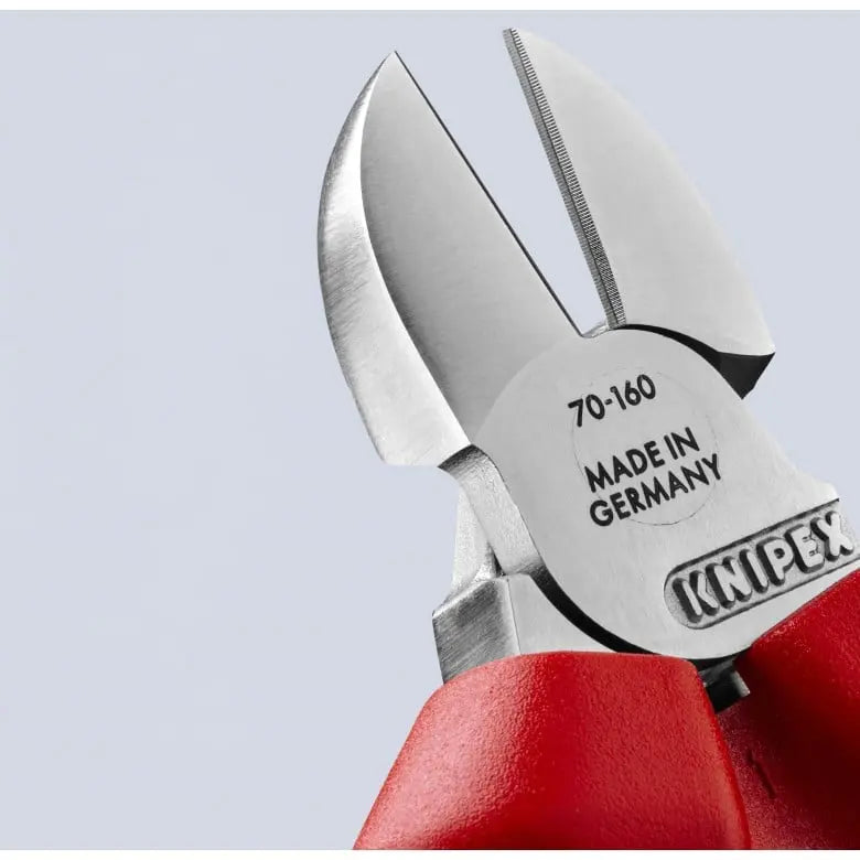Knipex Chrome Plated Diagonal Cutter, 6-1/4 in - KN 70 05 160 Knipex