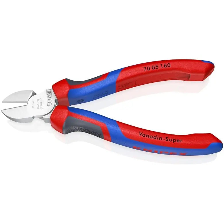 Knipex Chrome Plated Diagonal Cutter, 6-1/4 in - KN 70 05 160 Knipex