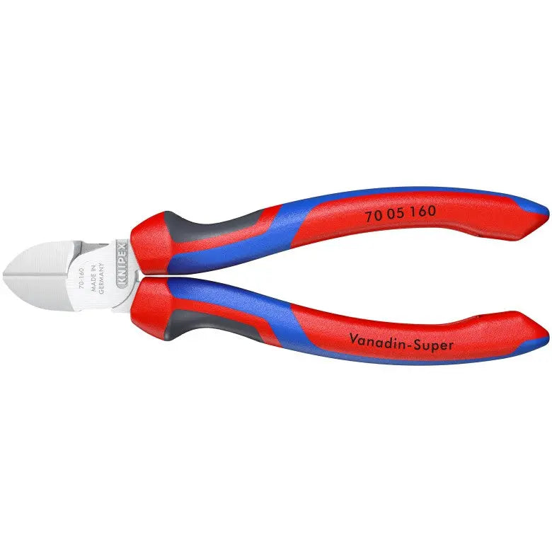 Knipex Chrome Plated Diagonal Cutter, 6-1/4 in - KN 70 05 160 Knipex