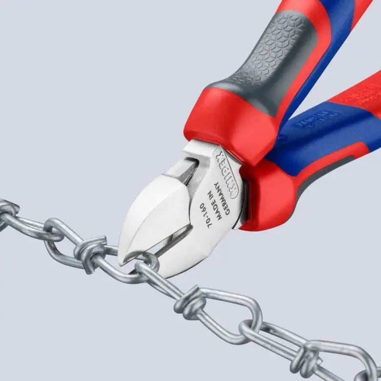 Knipex Chrome Plated Diagonal Cutter, 6-1/4 in - KN 70 05 160 Knipex