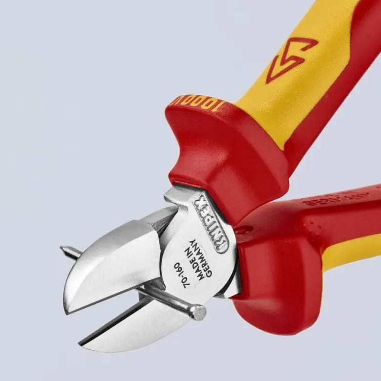Knipex 1000V Insulated Tethered Attachment Diagonal Cutter, 6-1/4 in - KN 70 06 160 T Knipex