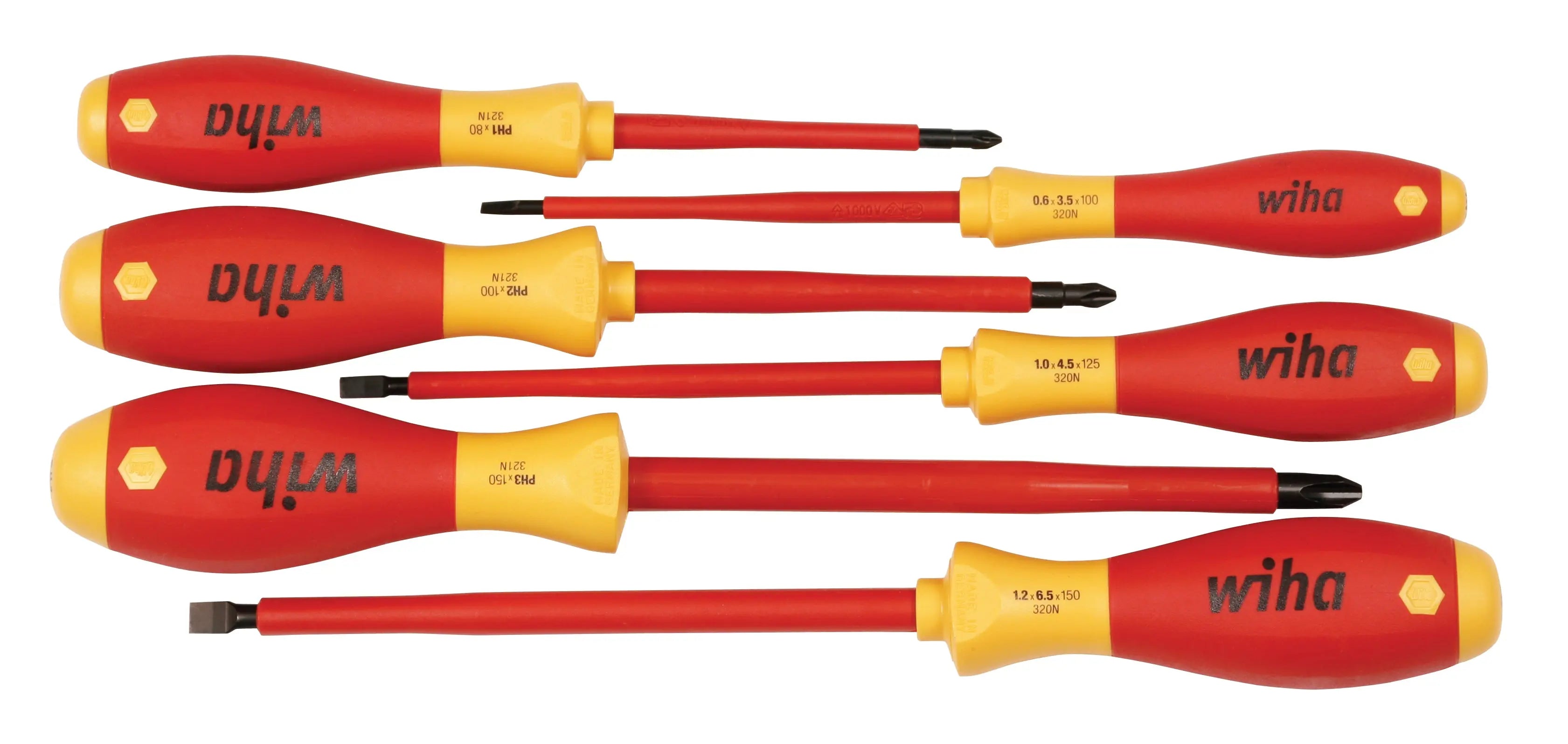 Wiha 32092, Insulated Slotted & Phillips 6 Pc. Set Wiha