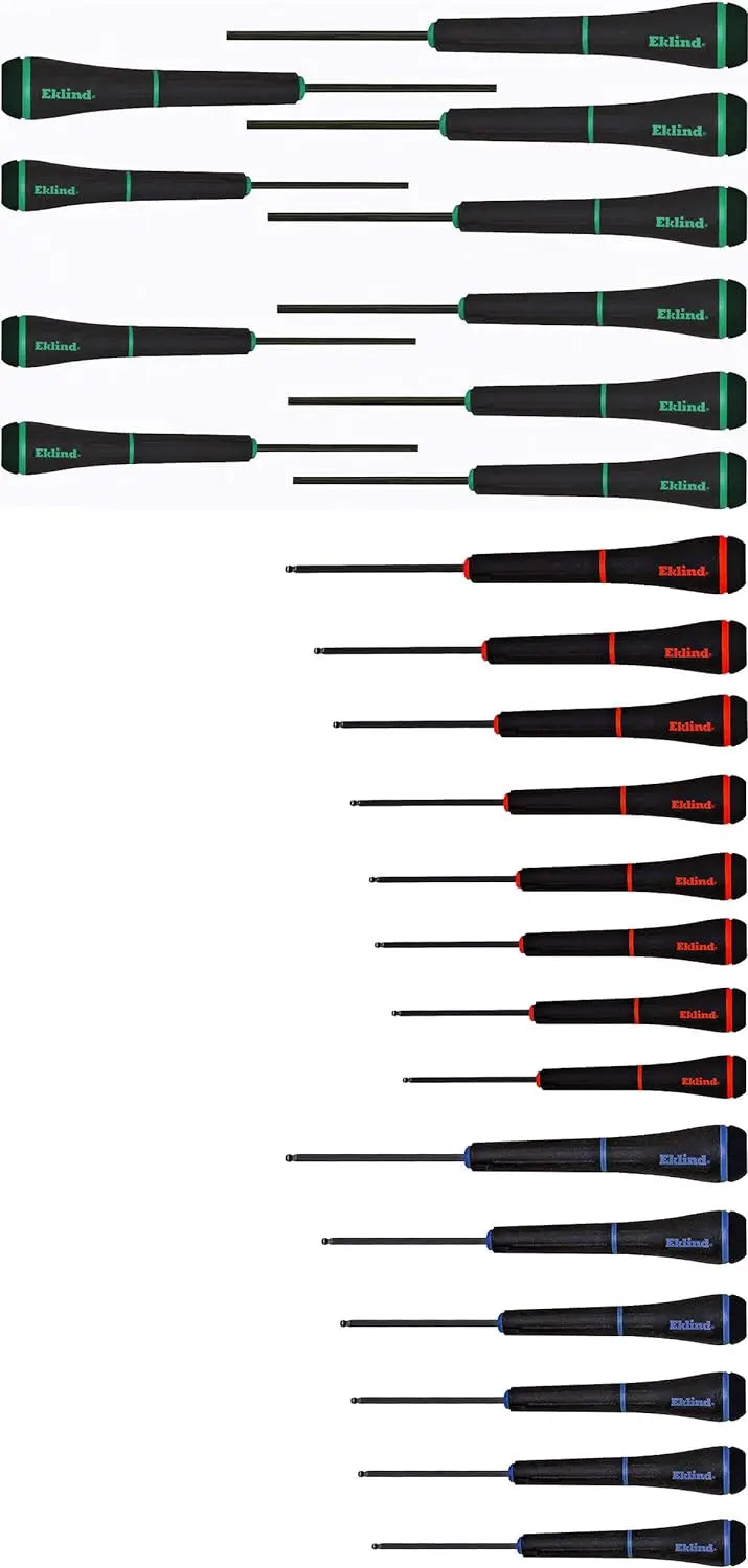 Eklind Ball End Hexagon and Torx Precision Screwdriver Combo Pack - EK 92004 Screwdriver Set Eklind