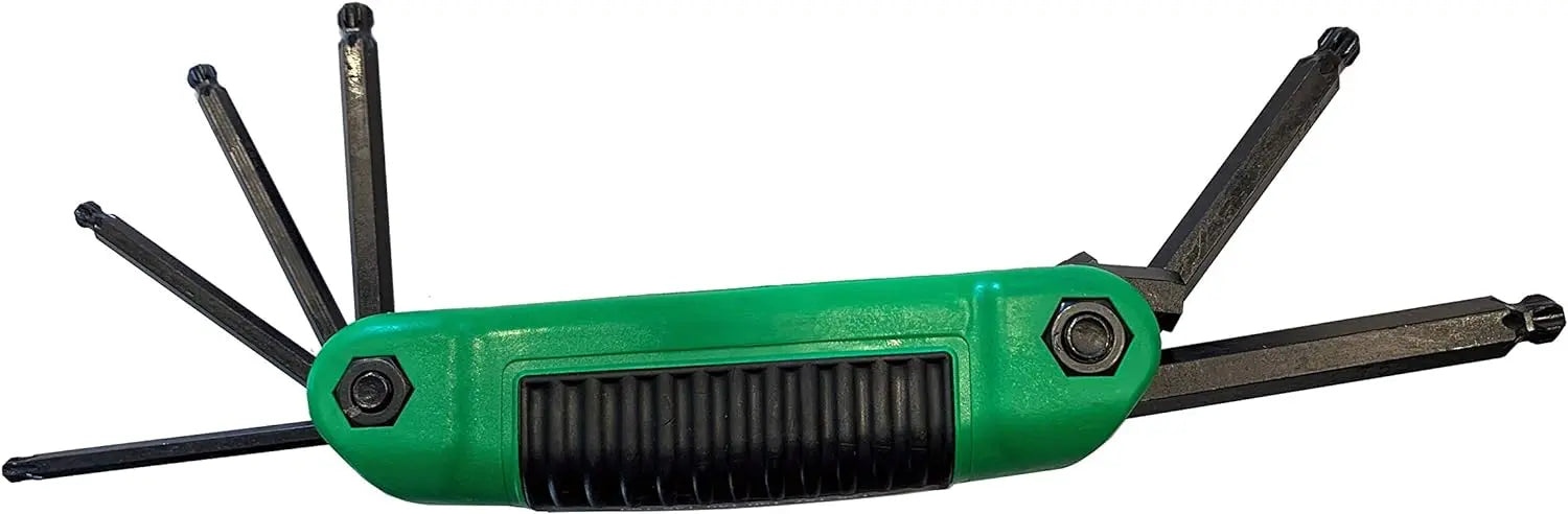 Eklind Set of 8 T6 - T25 Ball End Ergo Fold Torx Key - EK 25589 Torx Key Set Eklind