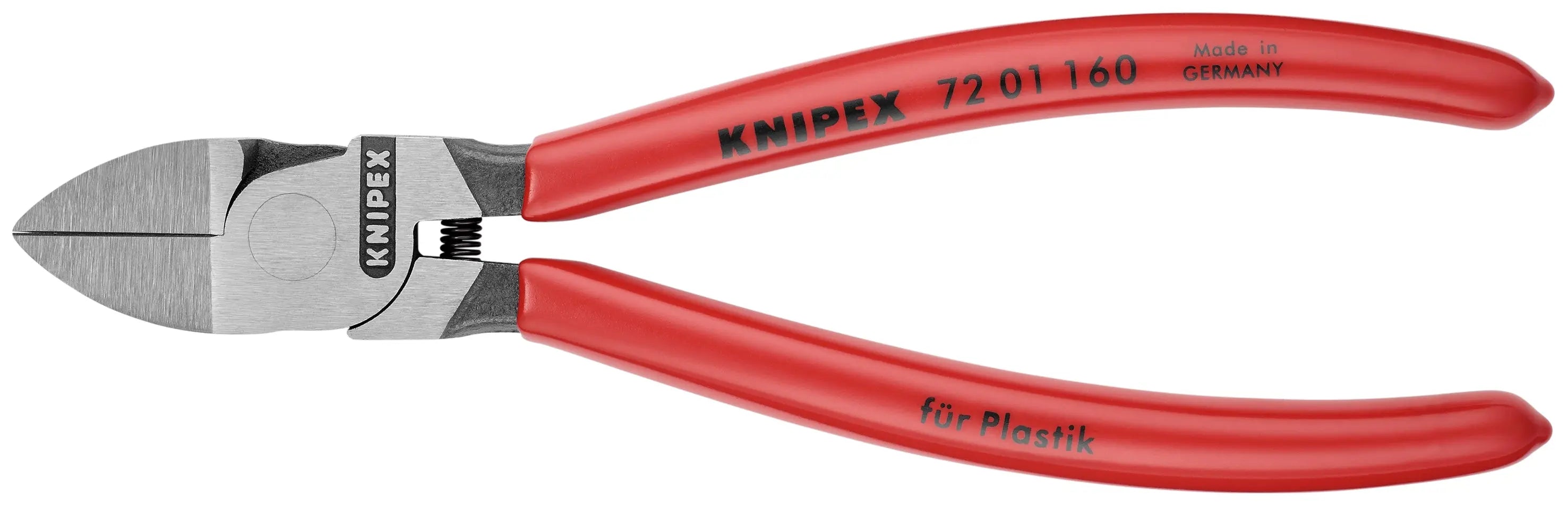 Knipex 72 01 160 SB KN | Diagonal Flush Cutter for Plastics Knipex