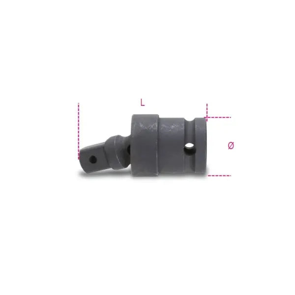 Beta Tools (Article# 720/25) 1/2 in Drive Impact Universal Joint, Black Oxide - BT 7200831 Beta Tools