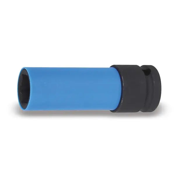 Beta Tools (Article# 720LC 21) 21mm Wheel Nut Impact Socket, Colored Polymeric Insert - BT 7200641 Beta Tools