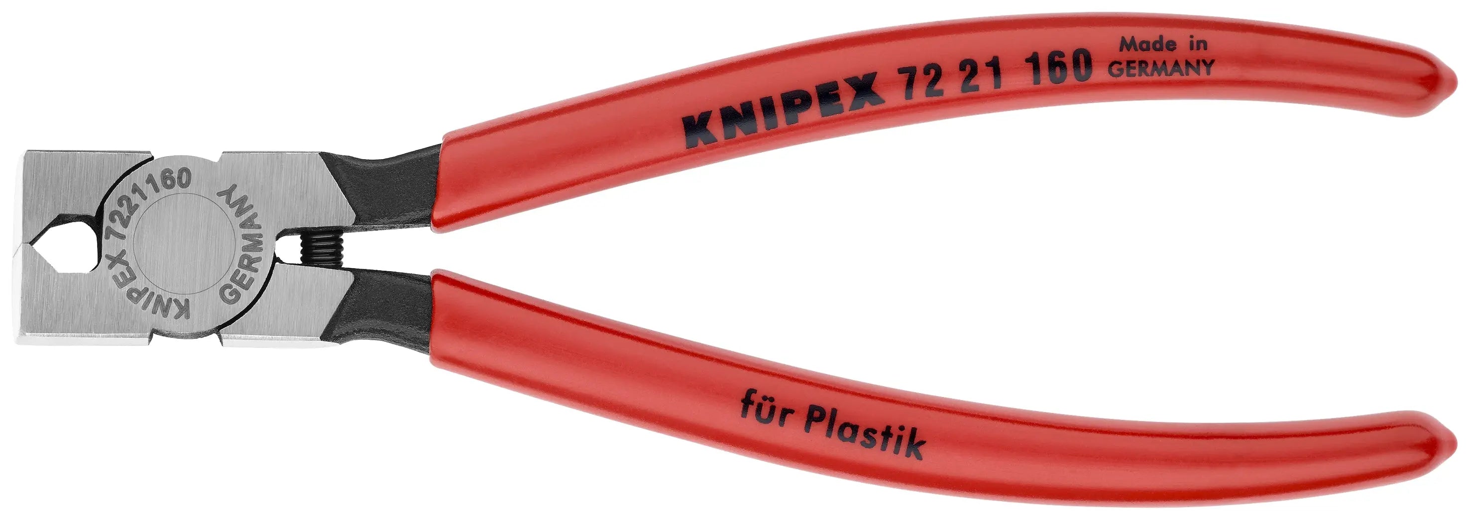 Knipex 72 21 160 KN | Diagonal Flush Cutter for Plastics, 85 degree Angle Knipex