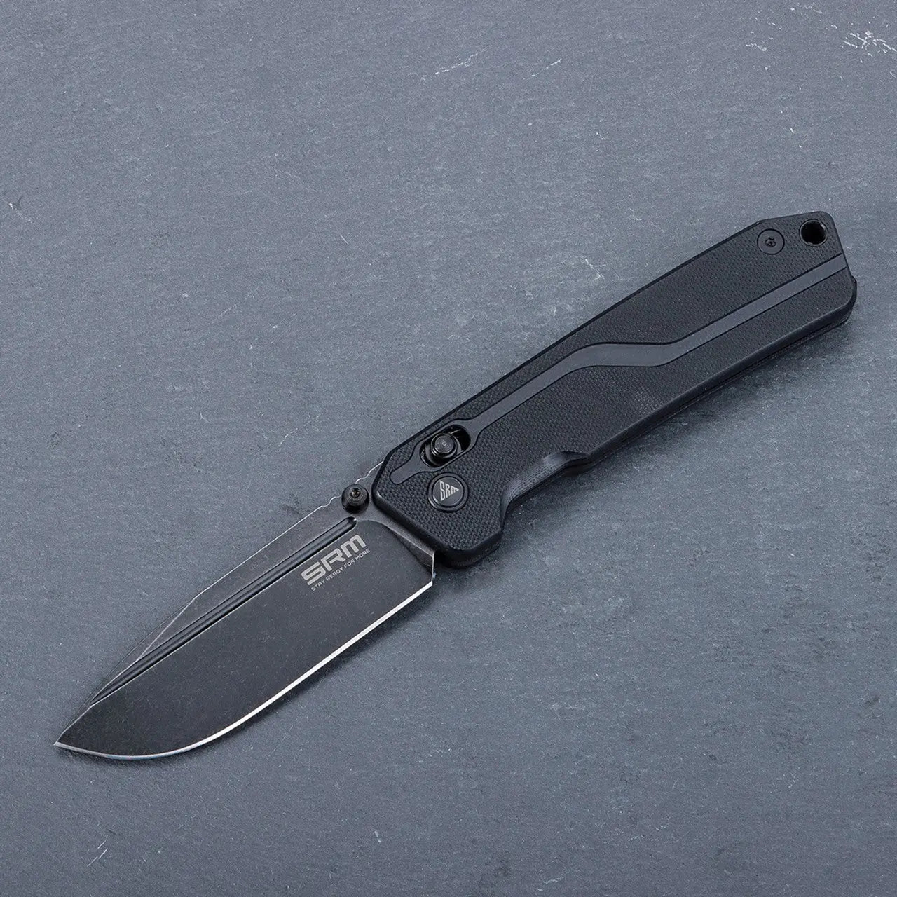 Fenix SRM G10 Black Rubik Ambi Lock Knife with Black Blade - F SRM-7228L-GB Fenix