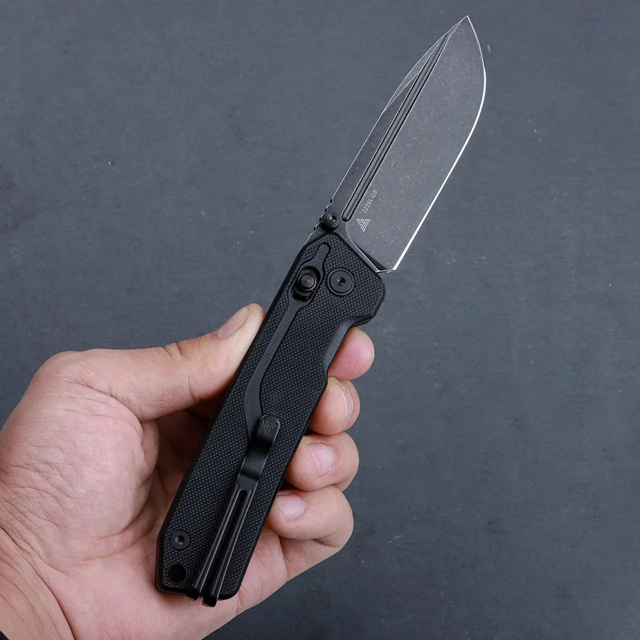 Fenix SRM G10 Black Rubik Ambi Lock Knife with Black Blade - F SRM-7228L-GB Fenix
