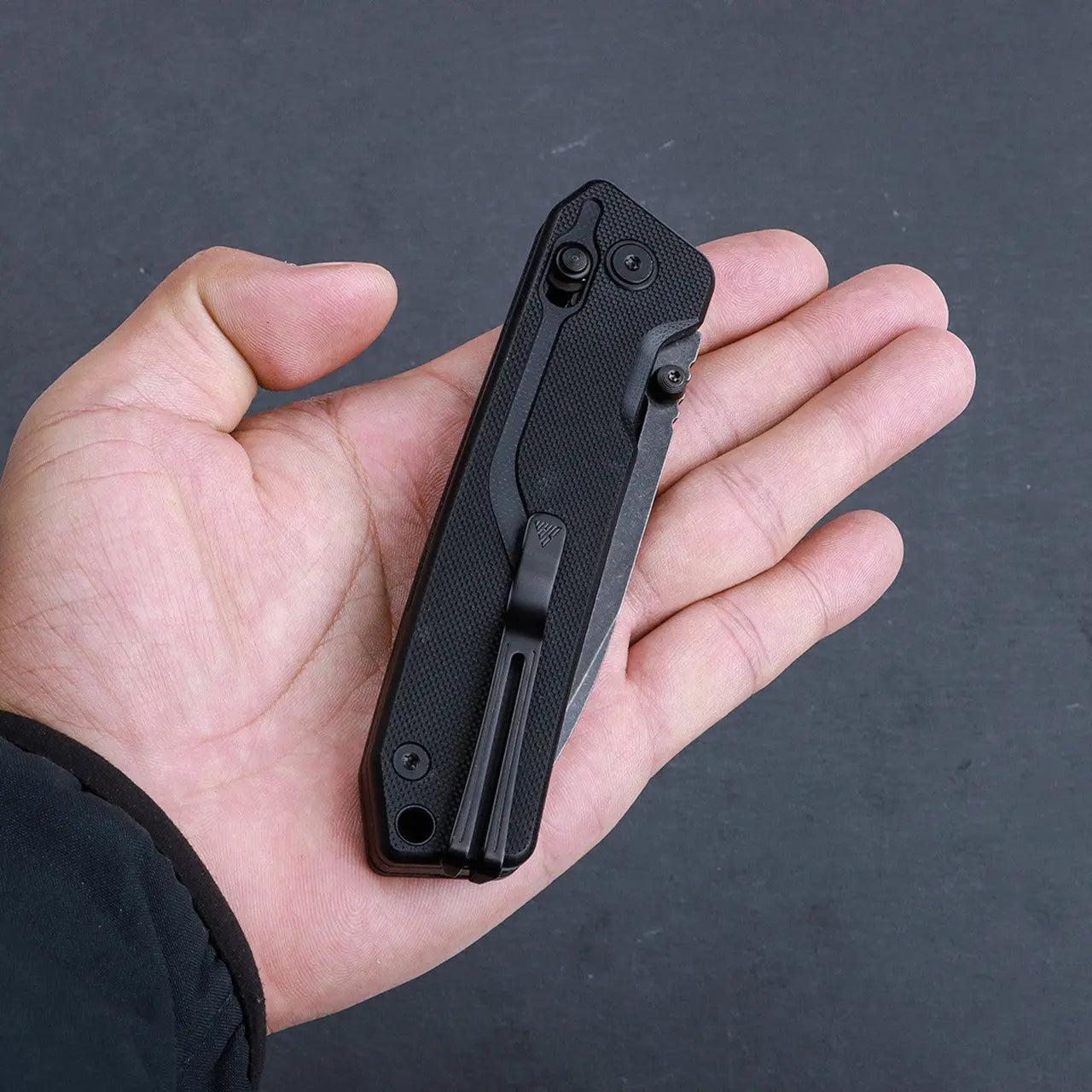 Fenix SRM G10 Black Rubik Ambi Lock Knife with Black Blade - F SRM-7228L-GB Fenix