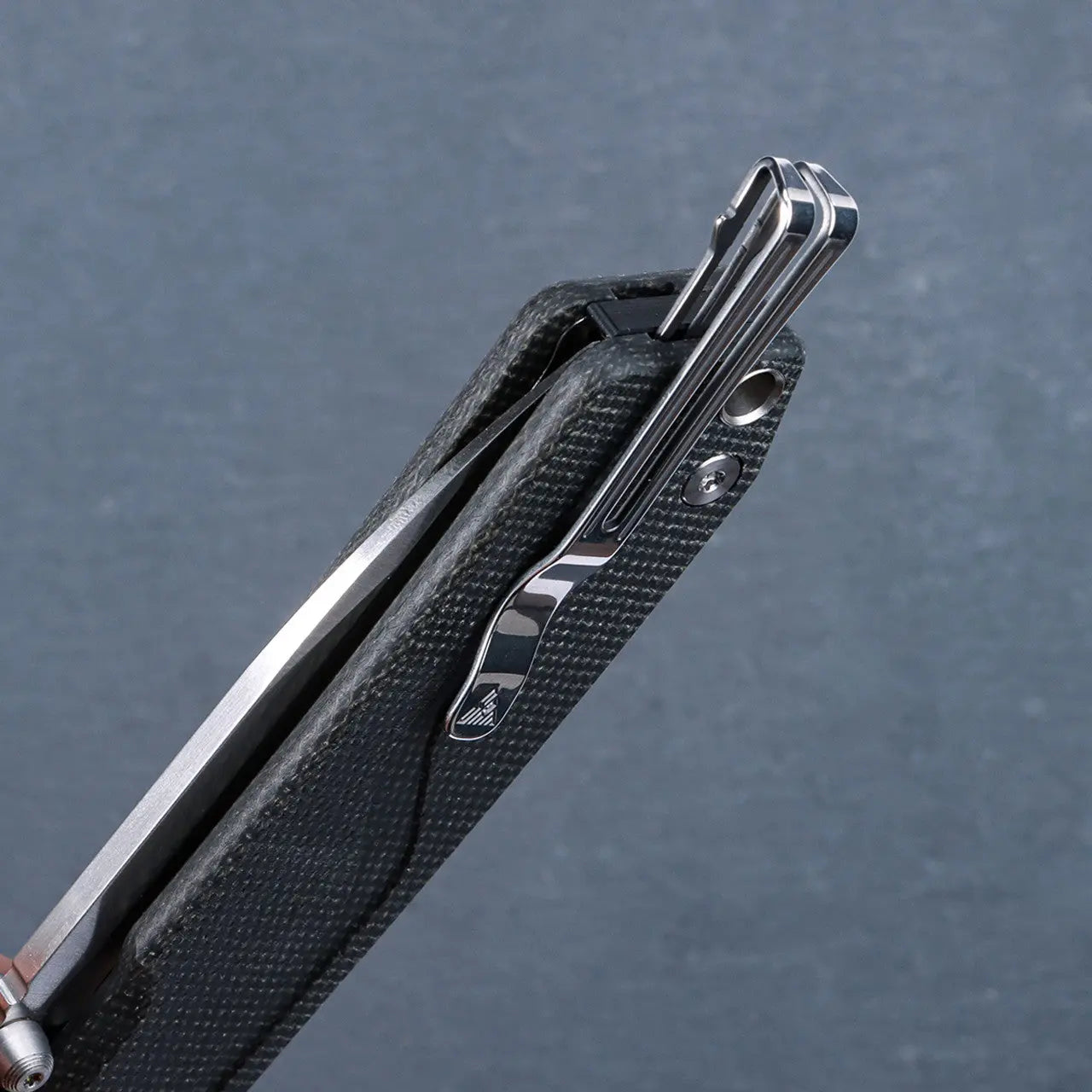 Fenix SRM Black Micarta Rubik Ambi Lock Knife with Satin Blade - F SRM-7228L-MB Fenix