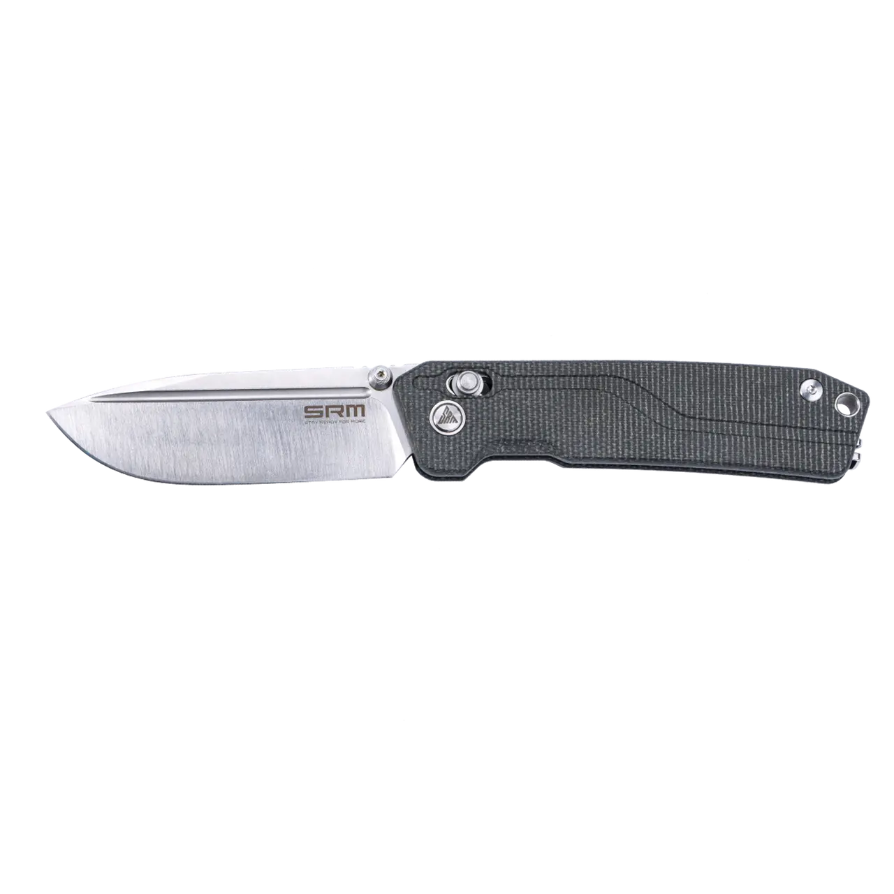 Fenix SRM Black Micarta Rubik Ambi Lock Knife with Satin Blade - F SRM-7228L-MB Fenix