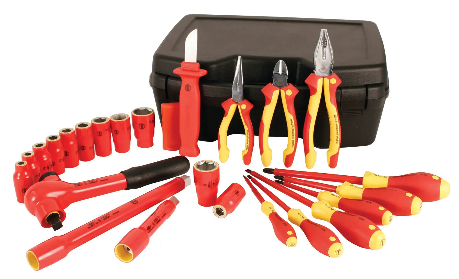 Wiha 31790, Insulated 1/2" Drive Socket 24 Pc. Set Wiha