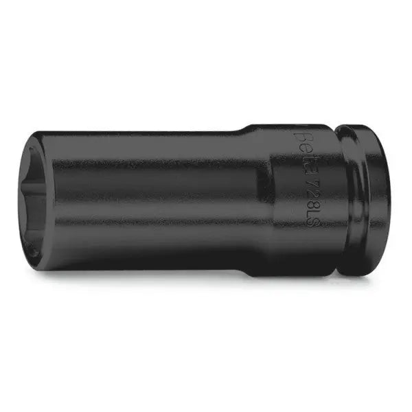Beta Tools (Article# 728LS 19) 19mm Long Slim 3/4 in Drive Impact Socket, Black Phosphate - BT 7280519 Beta Tools