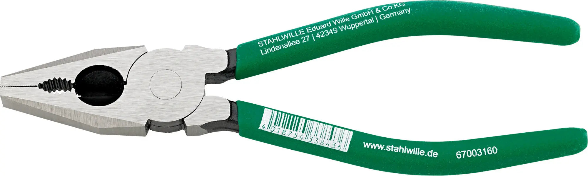 Stahlwille Polished Combination Plier, Length 160mm - ST 67003160 Stahlwille