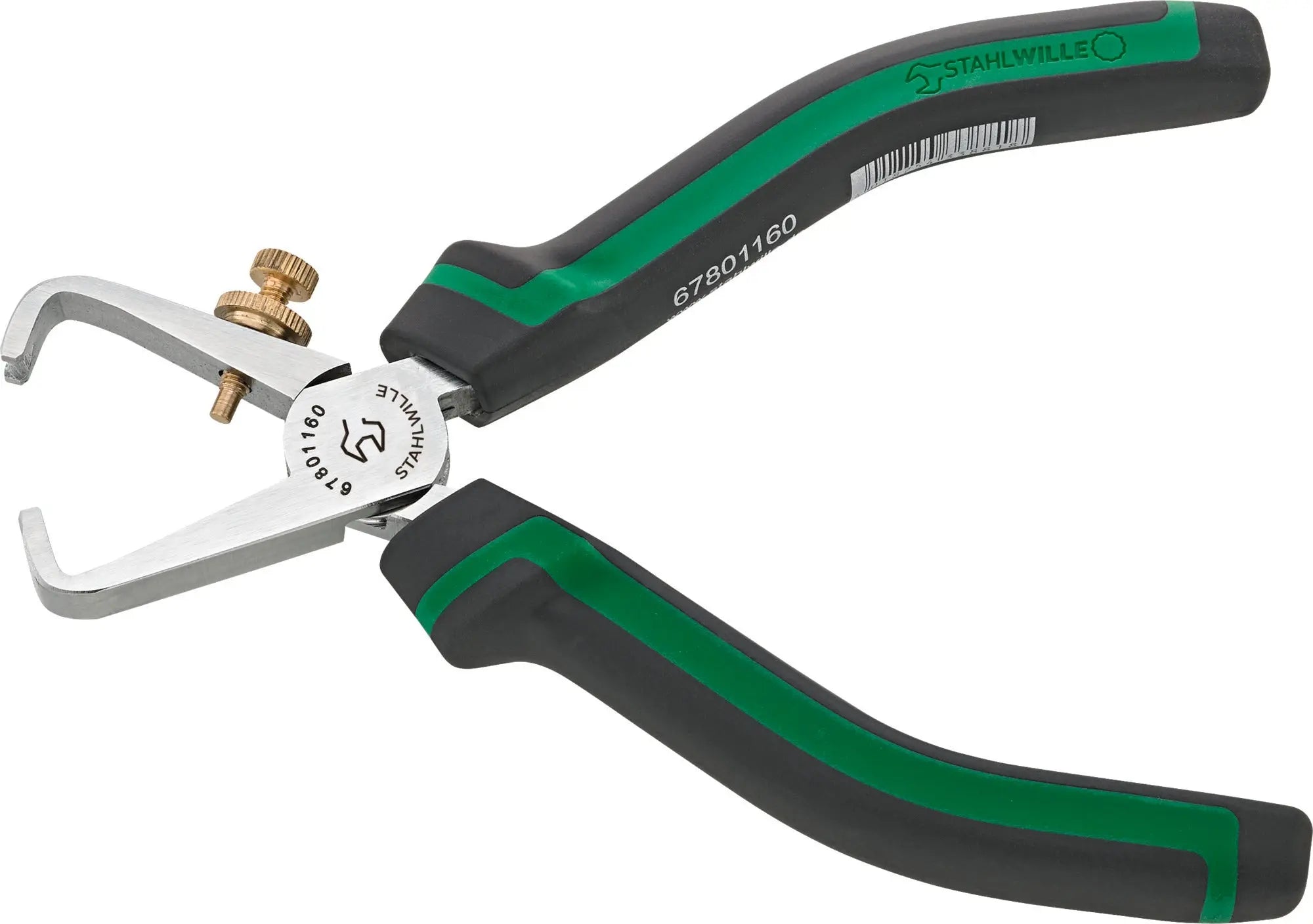 Stahlwille Chrome Plated Wire Stripper, Length 160mm, 58 x 21mm - ST 67801160 Stahlwille