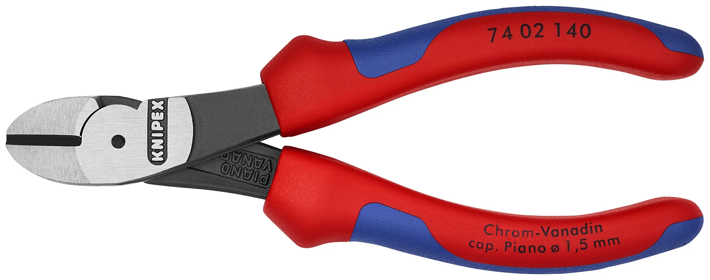 Knipex 74 02 140 KN | High Leverage Diagonal Cutters, Multi-Component Knipex
