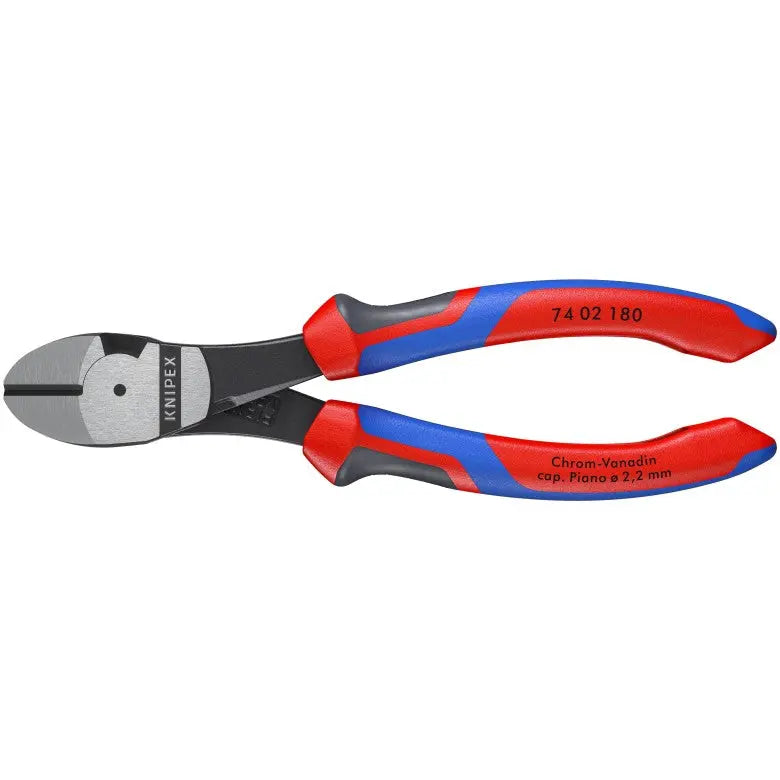 Knipex High Leverage Diagonal Cutter, 7-1/4 in - KN 74 02 180 Knipex
