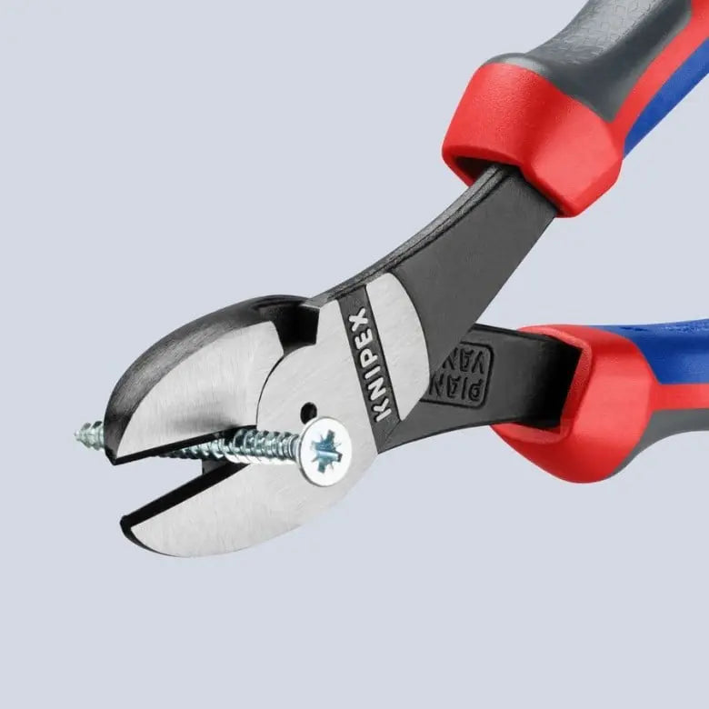 Knipex High Leverage Diagonal Cutter, 7-1/4 in - KN 74 02 180 Knipex