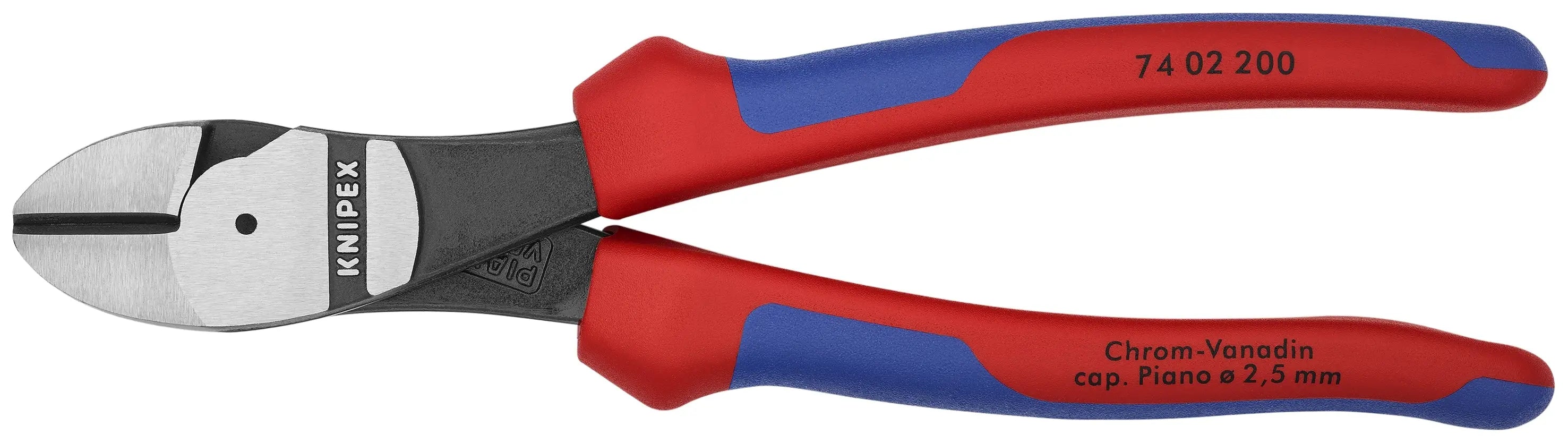 Knipex 74 02 200 SBA KN | High Leverage Diagonal Cutters, Multi-Component Knipex