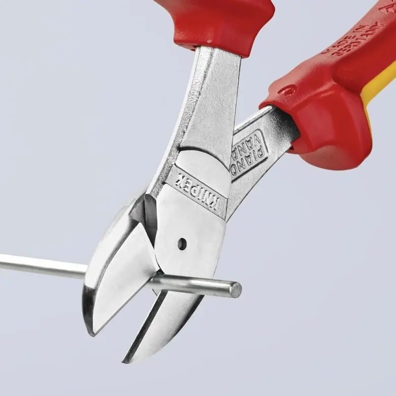 Knipex 1000V Insulated High Leverage Diagonal Cutter, 8 in - KN 74 06 200 Knipex