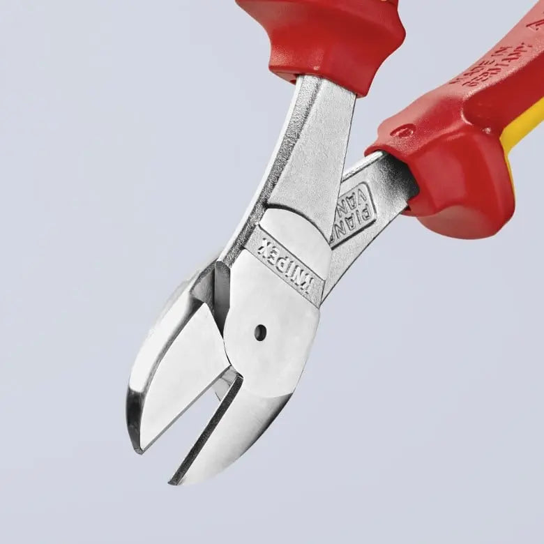 Knipex 1000V Insulated High Leverage Diagonal Cutter, 8 in - KN 74 06 200 Knipex