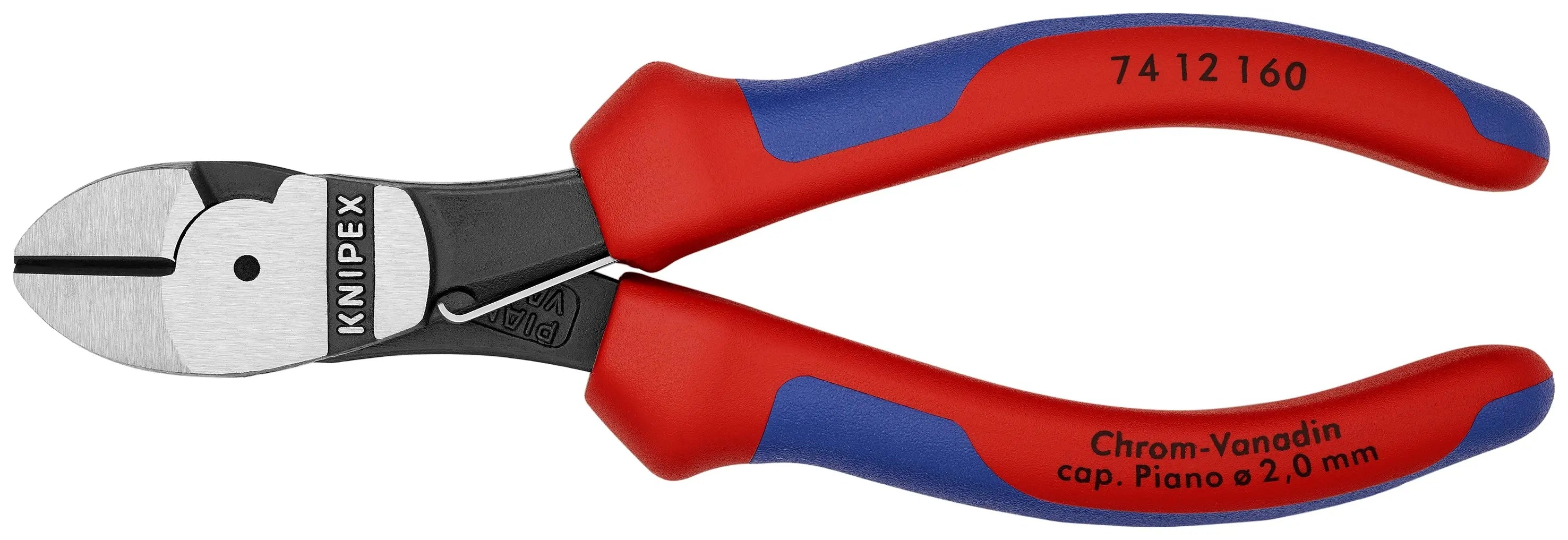 Knipex 74 12 160 KN | High Leverage Diagonal Cutters, Multi-Component Knipex