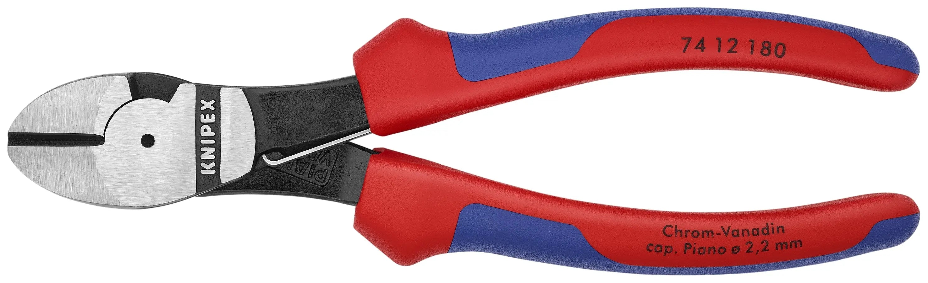 Knipex 74 12 180 KN | High Leverage Diagonal Cutters, Multi-Component Knipex