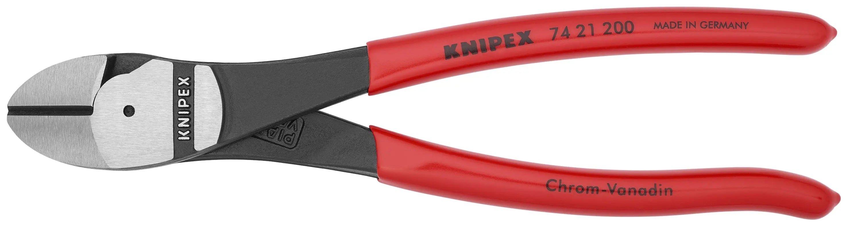 Knipex 74 21 200 SBA KN | High Leverage Diagonal Cutters, 12 degree Angled Knipex