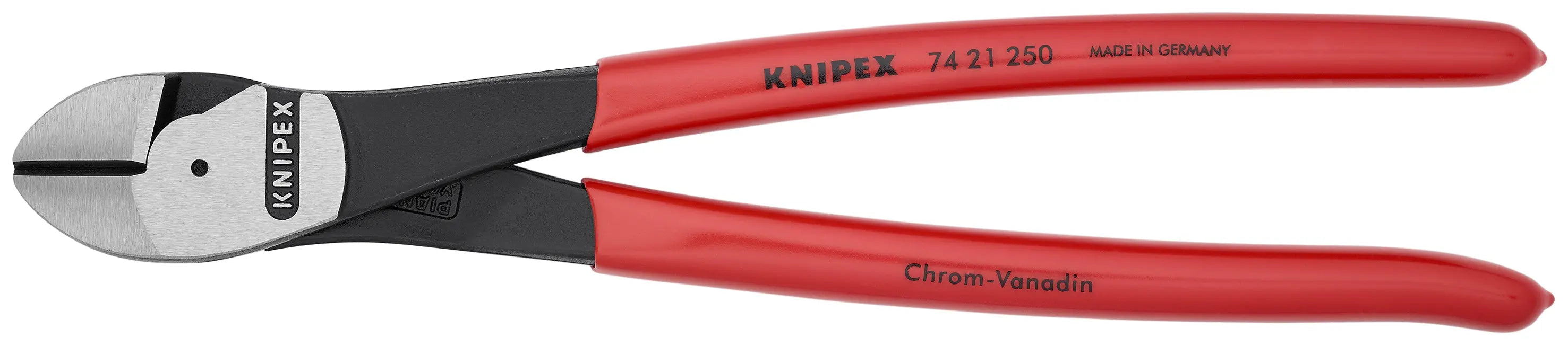 Knipex 74 21 250 SBA KN | High Leverage Diagonal Cutters, 12 degree Angled Knipex