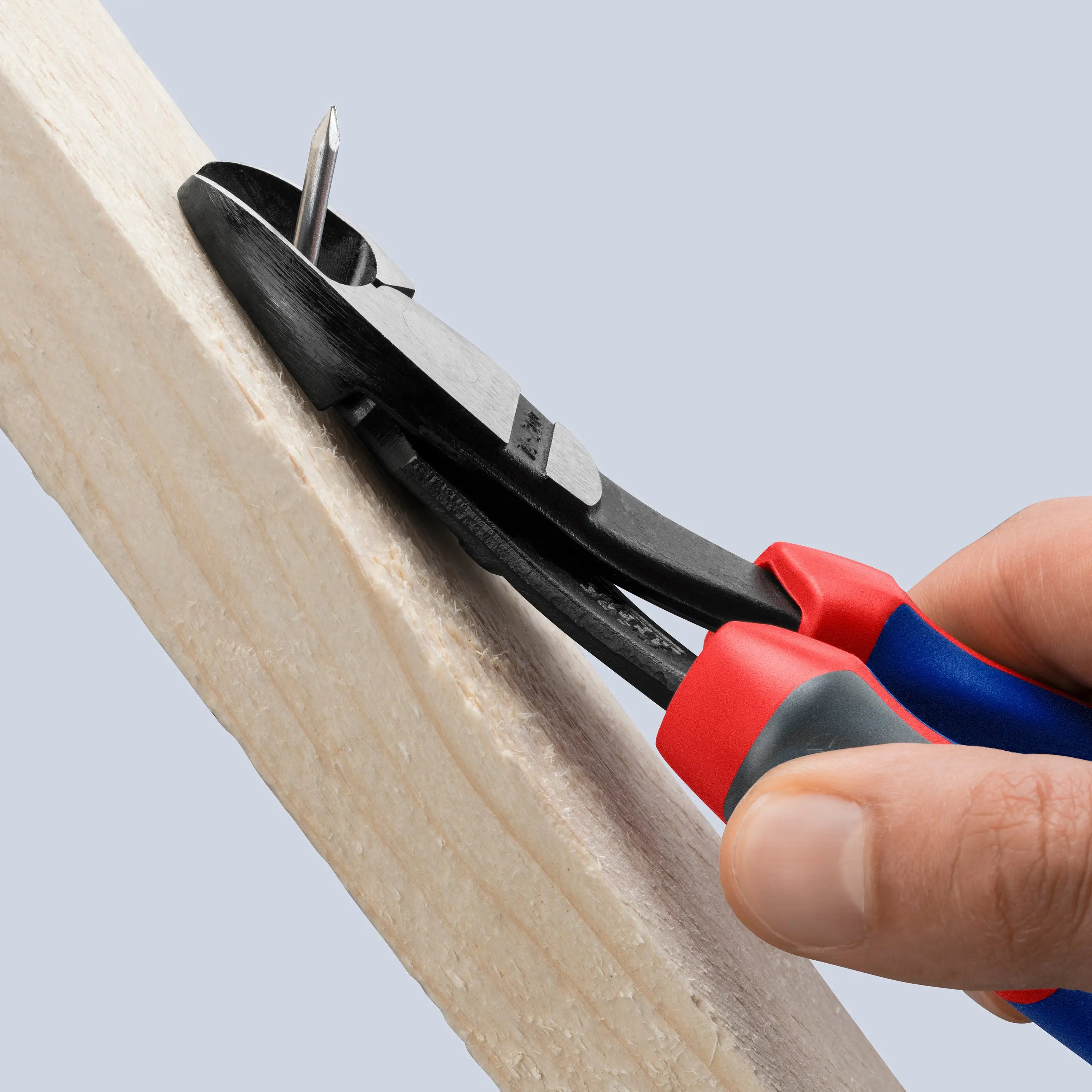 KNIPEX 74 22 200 SBA | 8" High Leverage 12 degree Angled Diagonal Cutters Knipex
