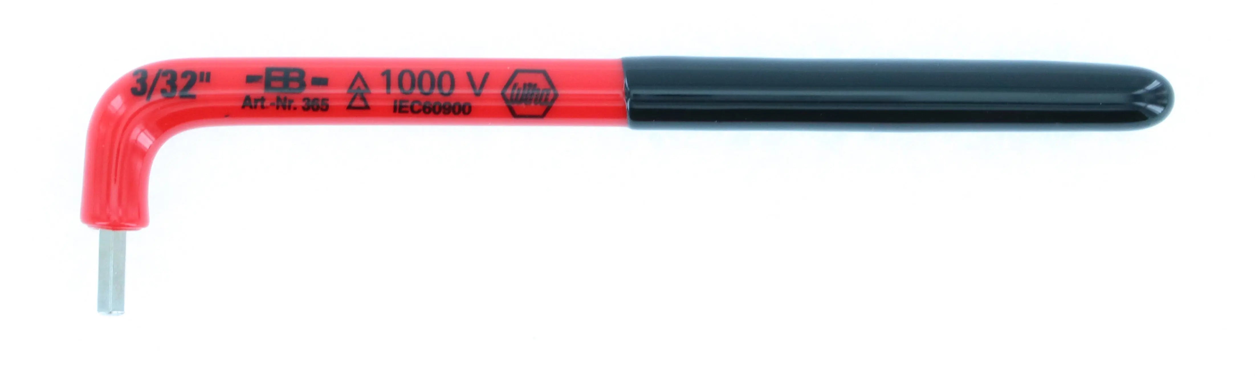 Wiha 13672, Insulated Inch Hex L-Key 3/32" Wiha
