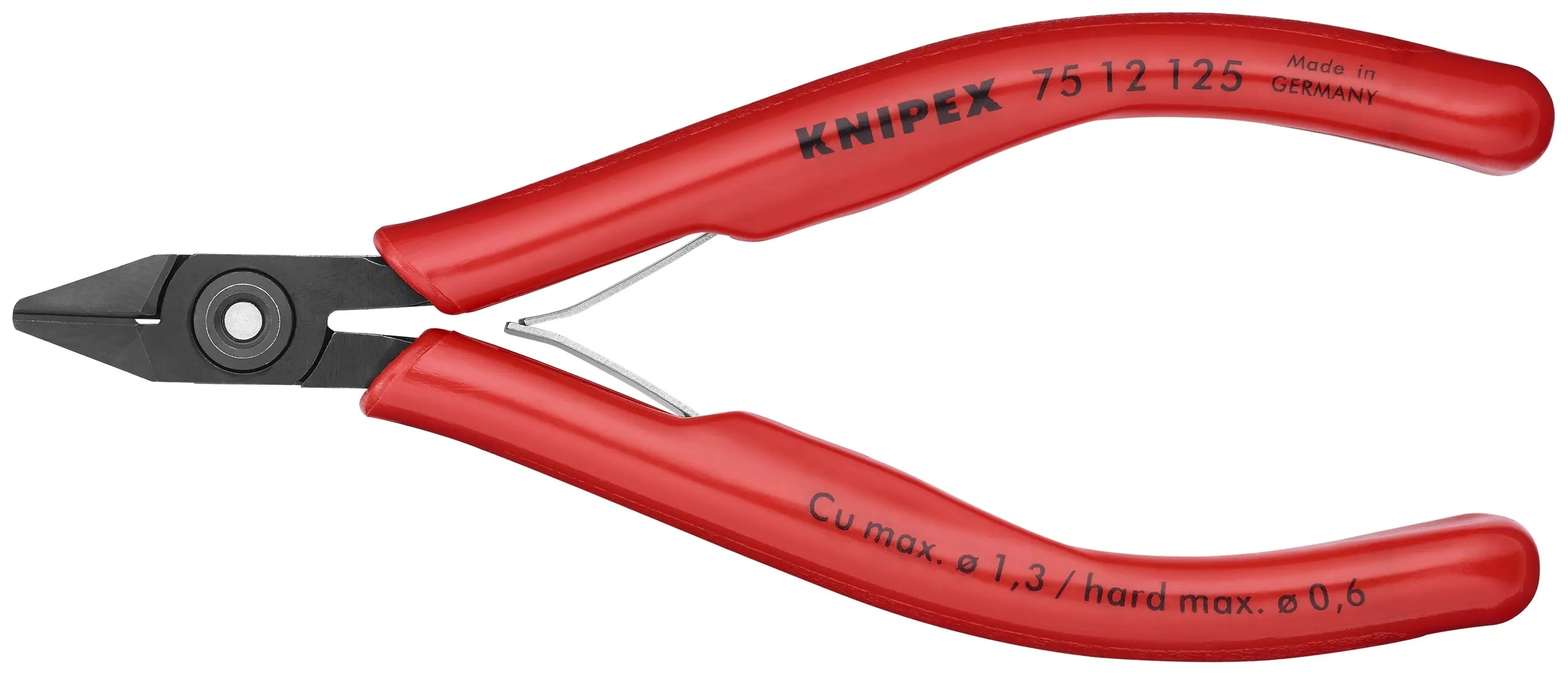 Knipex 75 12 125 KN | Electronics Diagonal Cutters, Lead Catcher Knipex