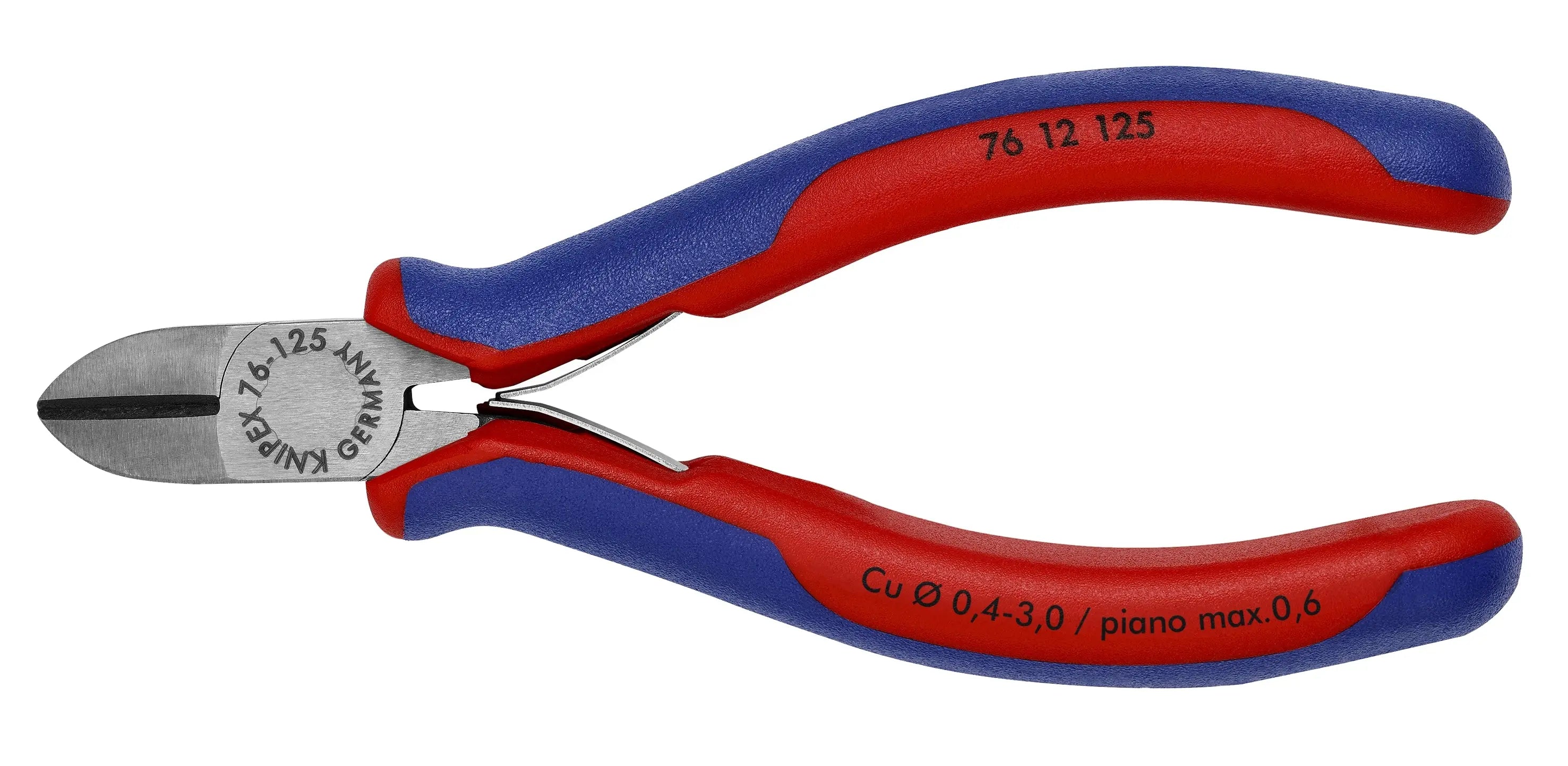 Knipex 76 12 125 KN | Electronics Diagonal Cutters, Multi-Component Knipex