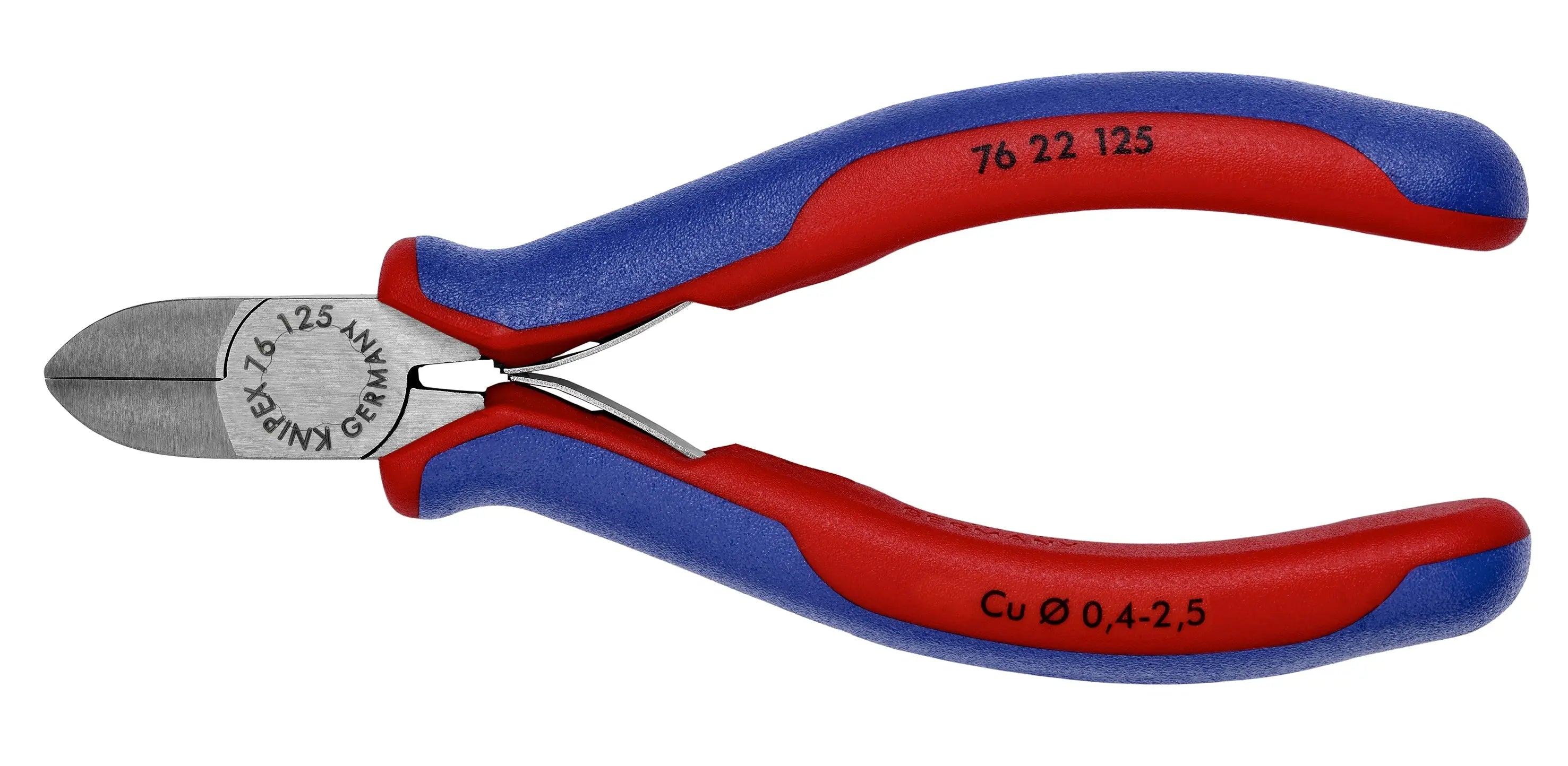 Knipex 76 22 125 KN | Electronics Diagonal Cutters, Multi-Component Knipex