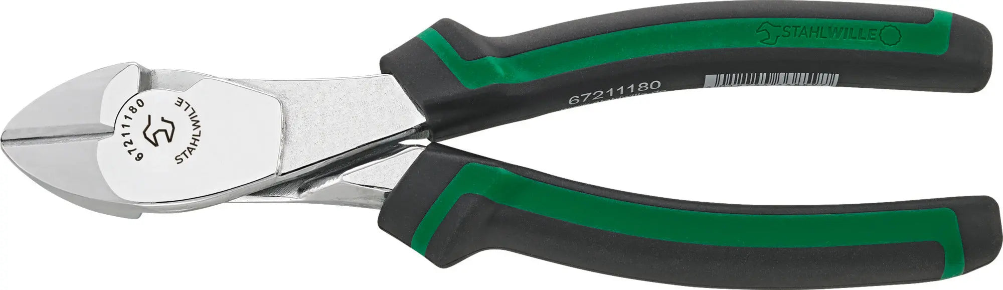 Stahlwille Chrome Plated Heavy Duty Side Cutter, Length 180mm - ST 67211180 Stahlwille