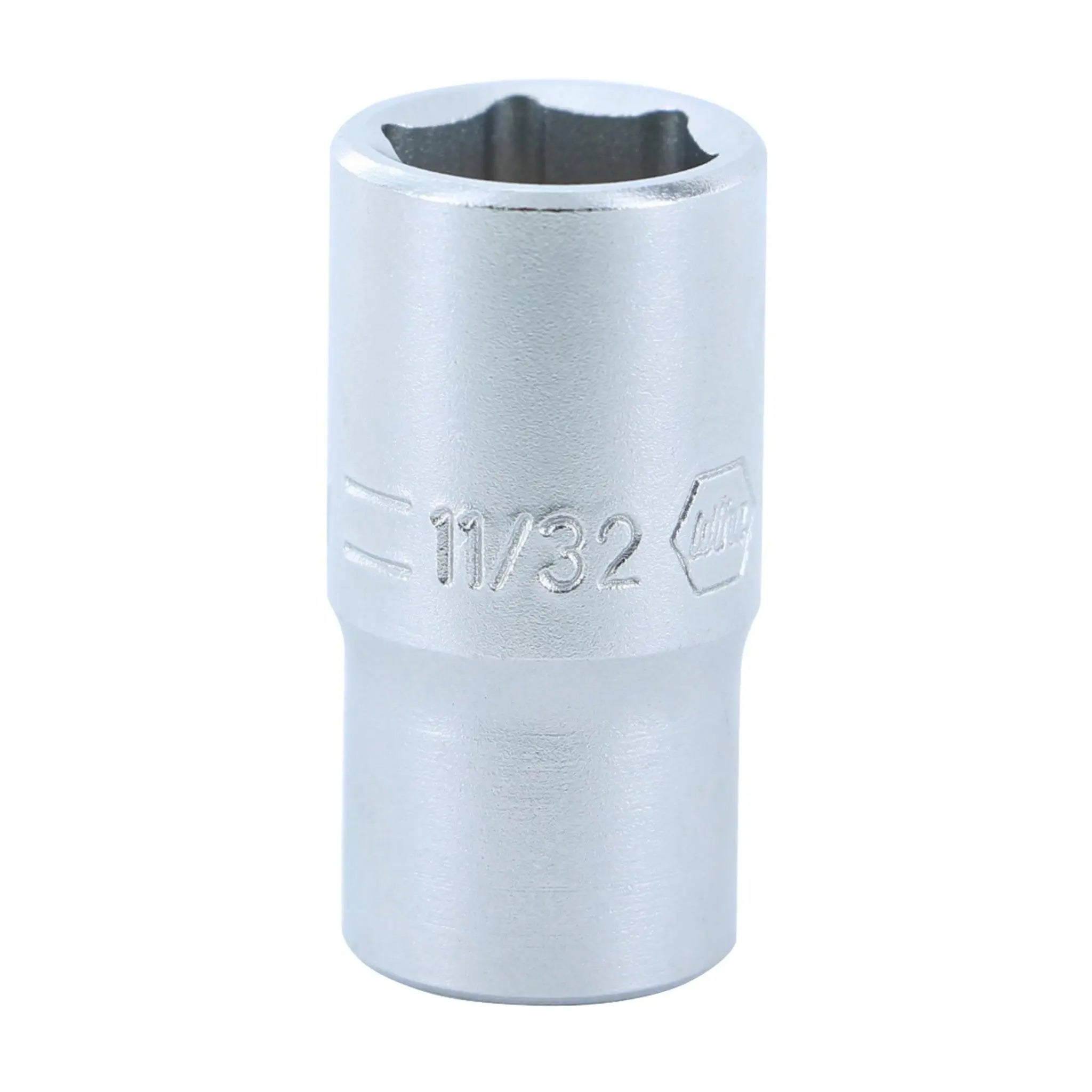 Wiha 33334, 1/4" Dr. Deep Socket Inch, 6 Pt, 11/32" Wiha