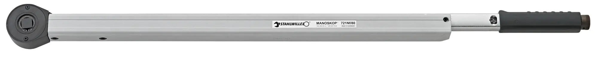 Stahlwille MANOSKOP Standard Torque Wrench with Fixed Ratchet, Size 80 - ST 50200081 Stahlwille