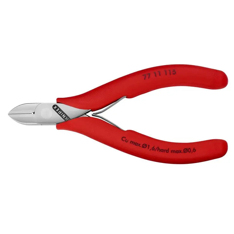 Knipex Electronics Diagonal Cutter, 4-1/2 in - KN 77 11 115 Knipex