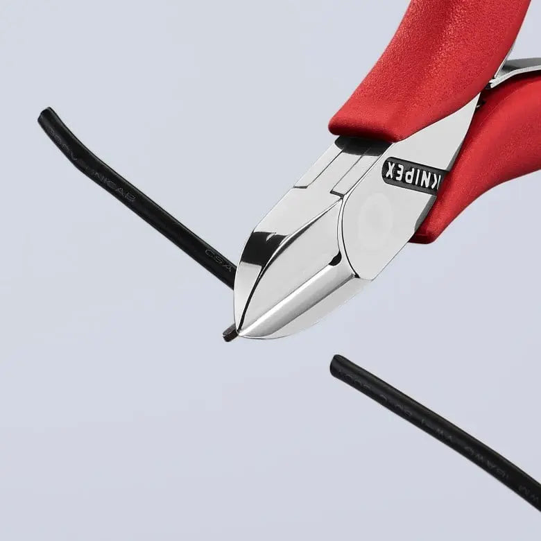 Knipex Electronics Diagonal Cutter, 4-1/2 in - KN 77 11 115 Knipex
