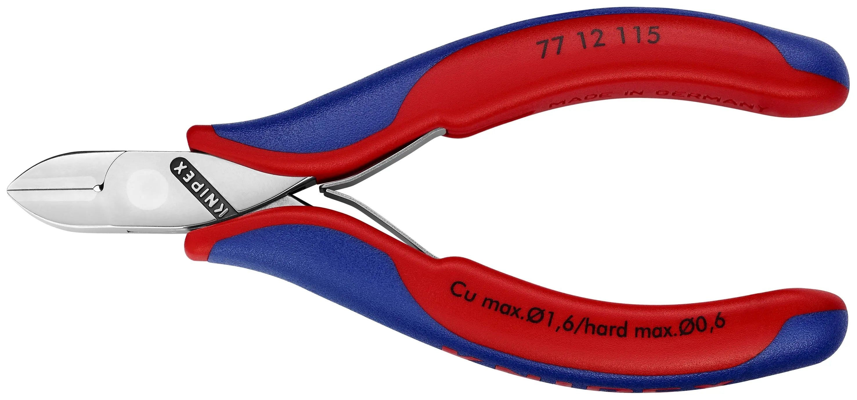 Knipex 77 12 115 KN | Electronics Diagonal Cutters, Multi-Component Knipex